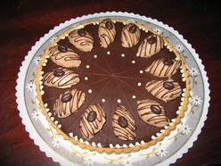Colombian chocolate espresso tart