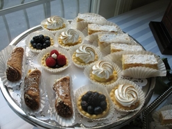 cannoli, tartelettes, lemon meringue, Italian napoleon